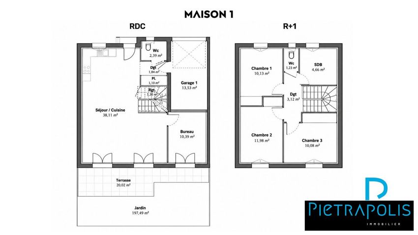 Image Plan à  maison individuelle de Fareins
