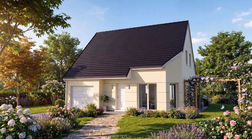 Image Façade à  maison individuelle de Barentin