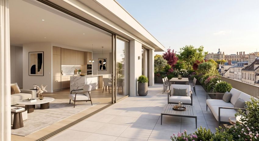 Image Terrasse à duplex de Saint-Germain-en-Laye