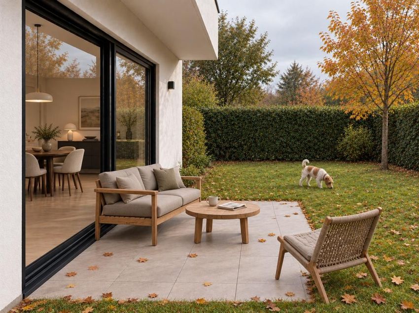 Image Terrasse à  maison individuelle de Blotzheim