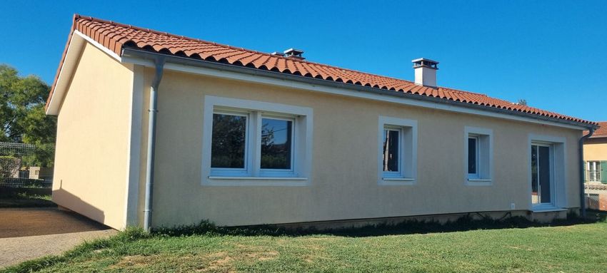 Image Façade à  maison individuelle de Loire-sur-Rhône