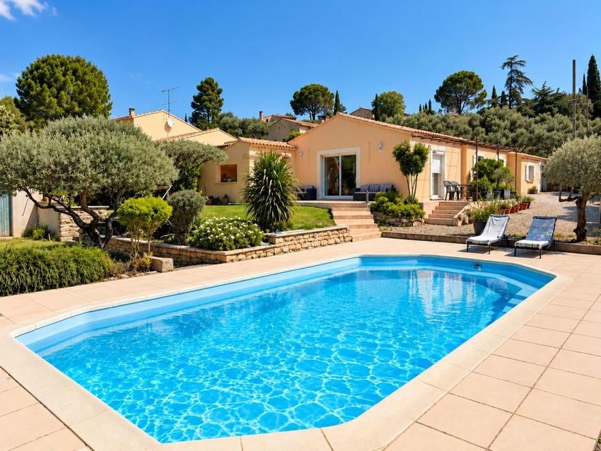 Image Piscine à  maison individuelle de Caumont-sur-Durance