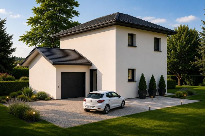 Image Façade à  maison individuelle de Anthy-sur-Léman