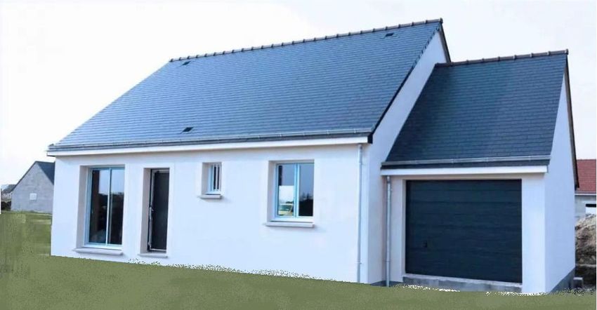 Image Façade à  maison individuelle de Sainte-Maure-de-Touraine