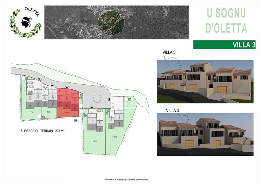 Image Plan à  maison individuelle de Oletta