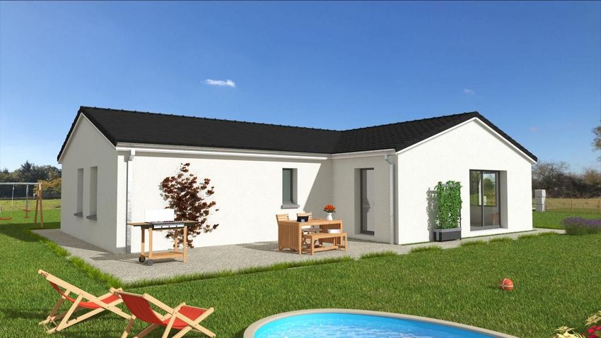 Image Façade à  maison individuelle de Saint-Léger-sur-Vouzance