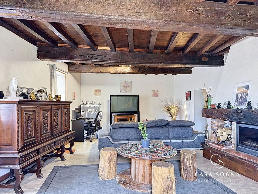 Image Salon à  maison mitoyenne de Saint-Cyr-sur-Menthon