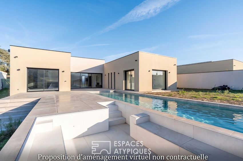 Image Piscine à  maison individuelle de Vindry-sur-Turdine
