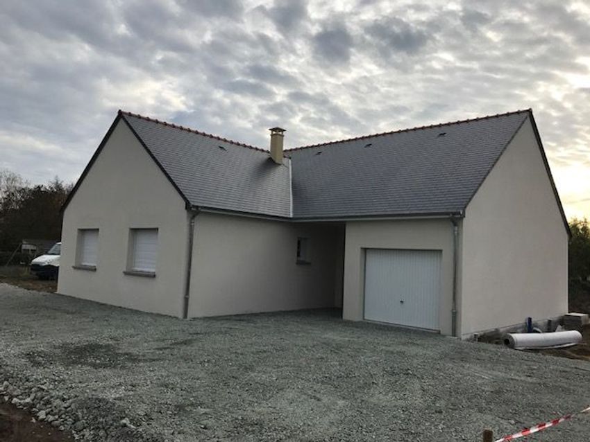 Image Façade à  maison individuelle de Lannilis