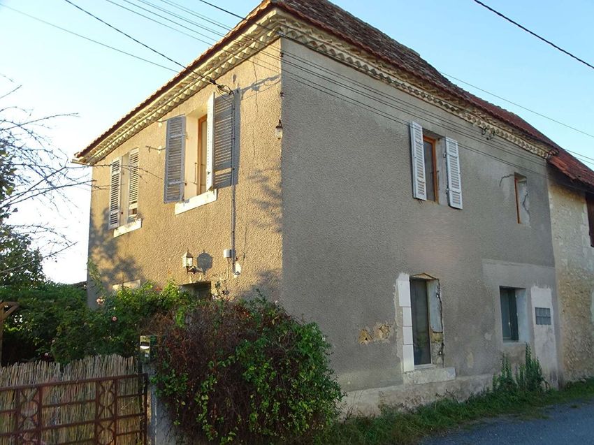 Image Façade à  maison mitoyenne de Saint-Front-de-Pradoux