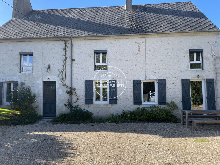 Image Façade à  maison individuelle de Cravant