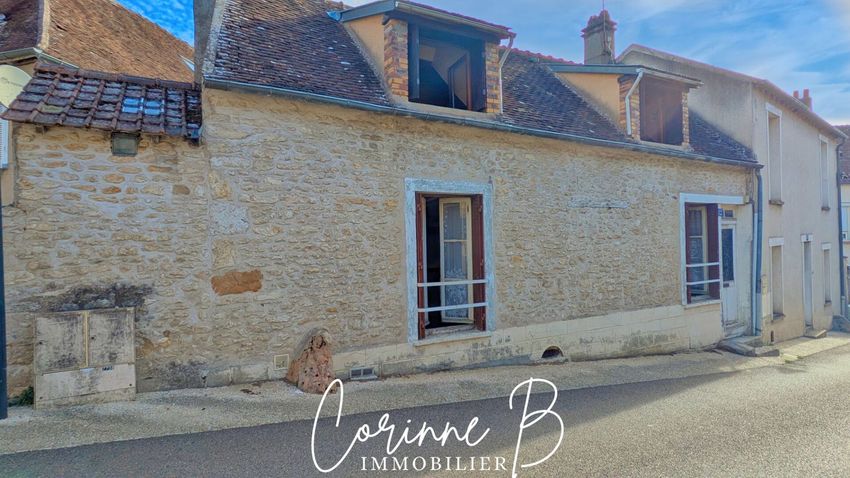 Image Façade à  maison mitoyenne de Le Malesherbois