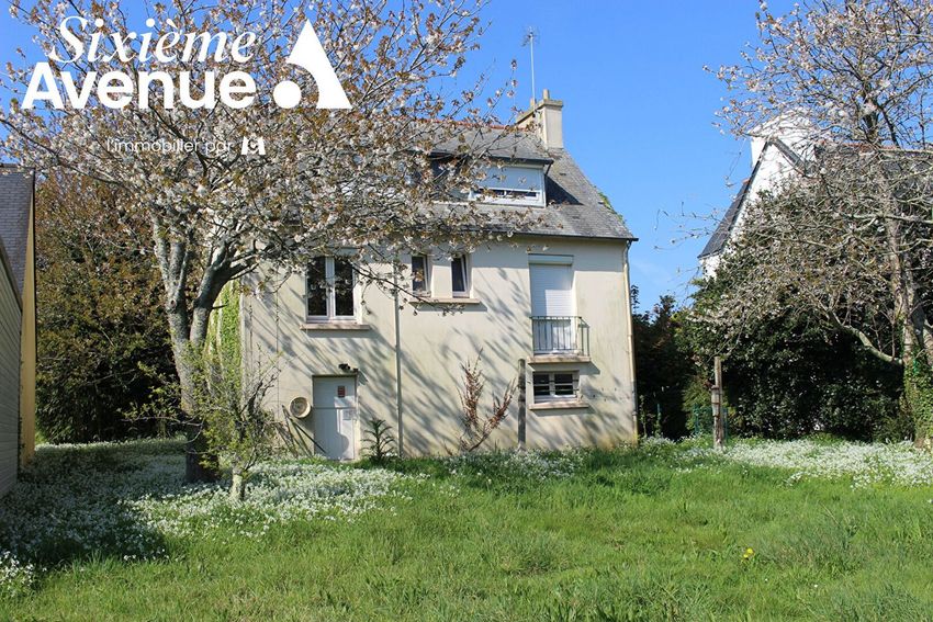 Image Façade à  maison individuelle de Fouesnant