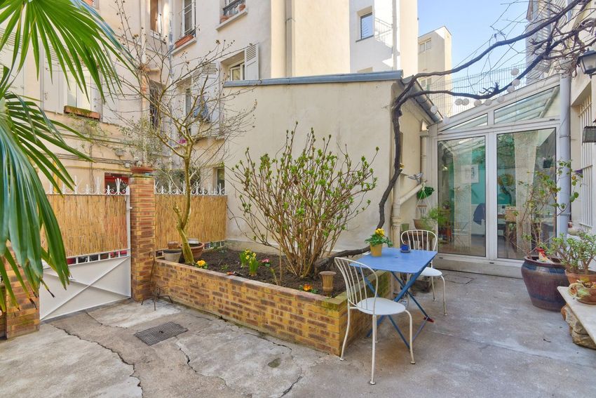 Image Terrasse à  maison individuelle de Buttes Chaumont