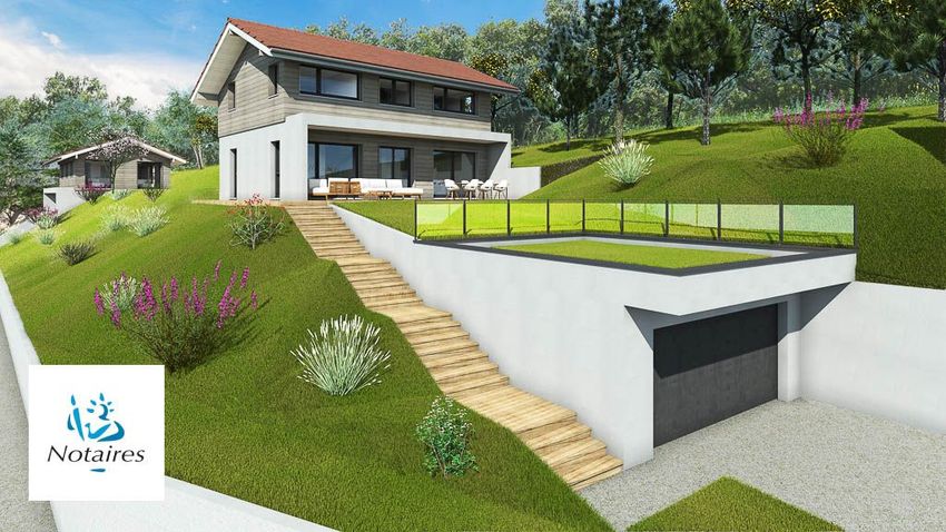 Image Façade à  maison individuelle de Cruseilles