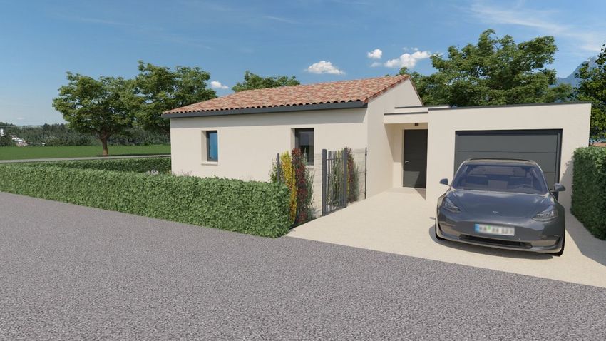 Image Façade à  maison individuelle de Pont-de-l'Isère