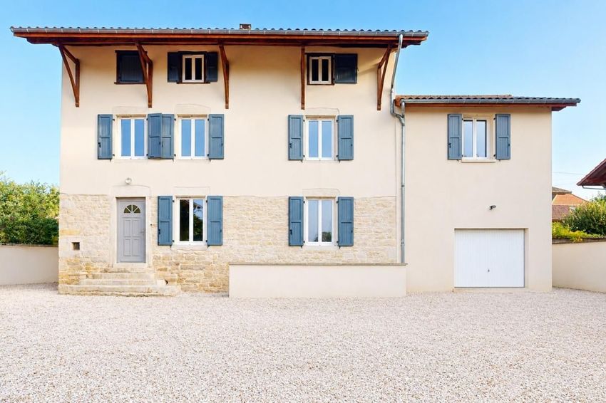 Image Façade à  maison individuelle de Saint-Savin
