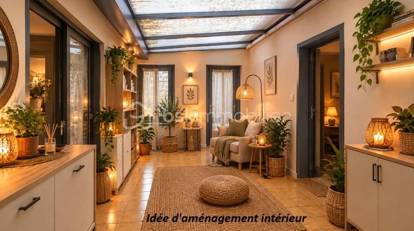 Image Salon à  maison mitoyenne de Coutras