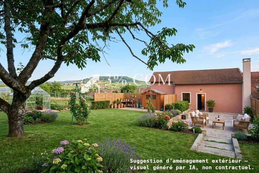 Image Façade à  maison de village de Saulxures-lès-Vannes