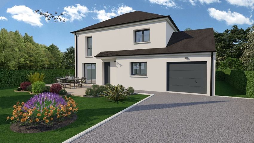Image Façade à  maison individuelle de Maisons