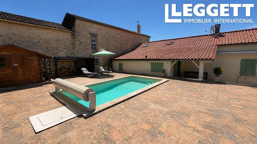 Image Piscine à  maison de village de Beaumontois en Périgord