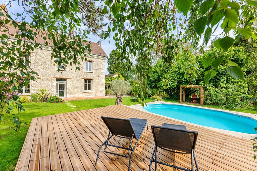 Image Piscine à  maison individuelle de Berville