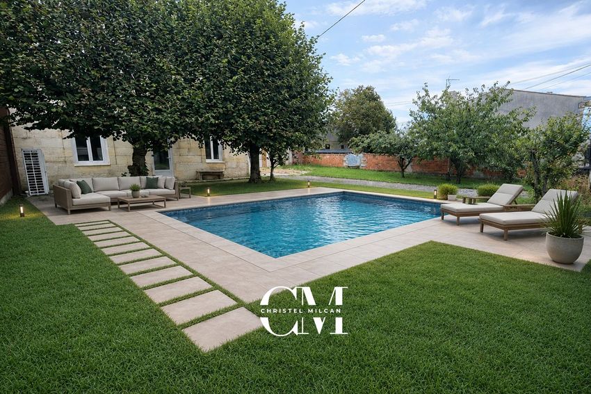 Image Piscine à  maison individuelle de Le Bouscat