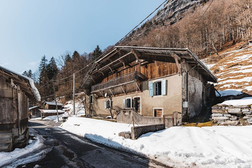 Image Façade à  ferme de Sixt-Fer-à-Cheval