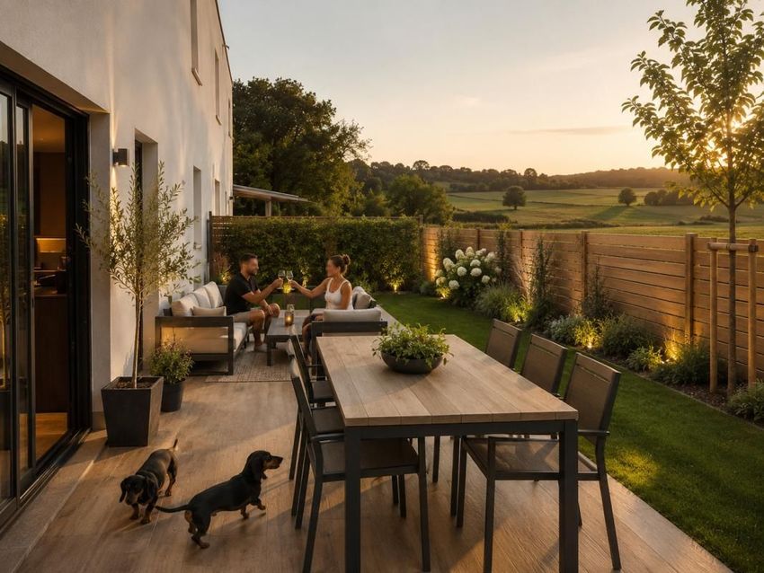 Image Terrasse à  maison individuelle de Staffelfelden