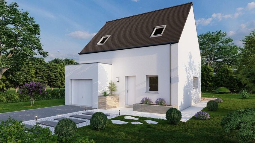 Image Façade à  maison individuelle de Le Minihic-sur-Rance