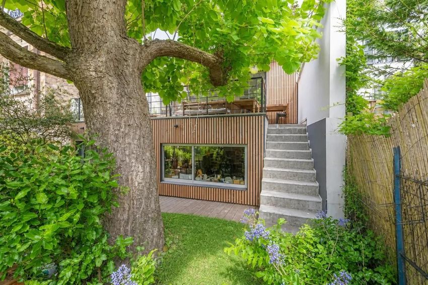 Image Façade à  maison individuelle de Nanterre