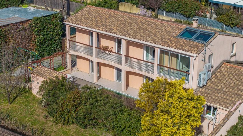 Image Façade à  maison individuelle de Quissac