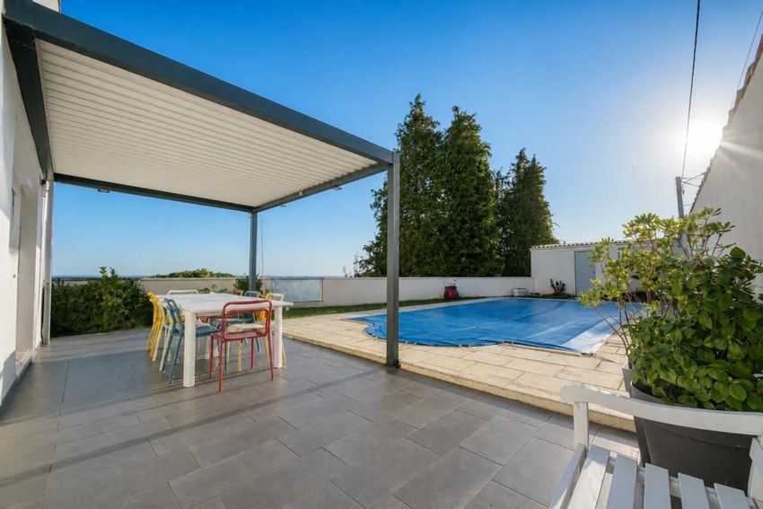 Image Piscine à  maison individuelle de Cherves-Richemont