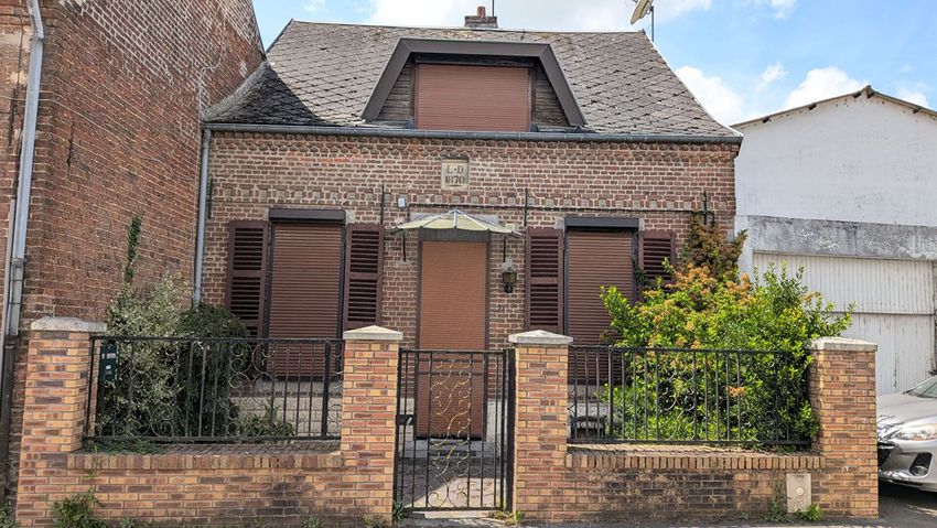 Image Façade à  maison mitoyenne de Bohain-en-Vermandois