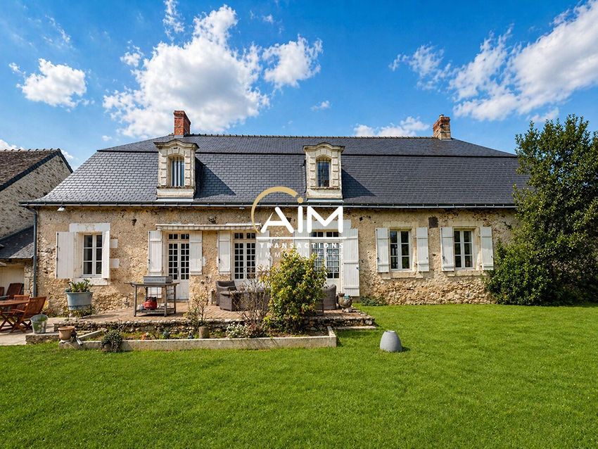 Image Façade à  maison mitoyenne de Reignac-sur-Indre