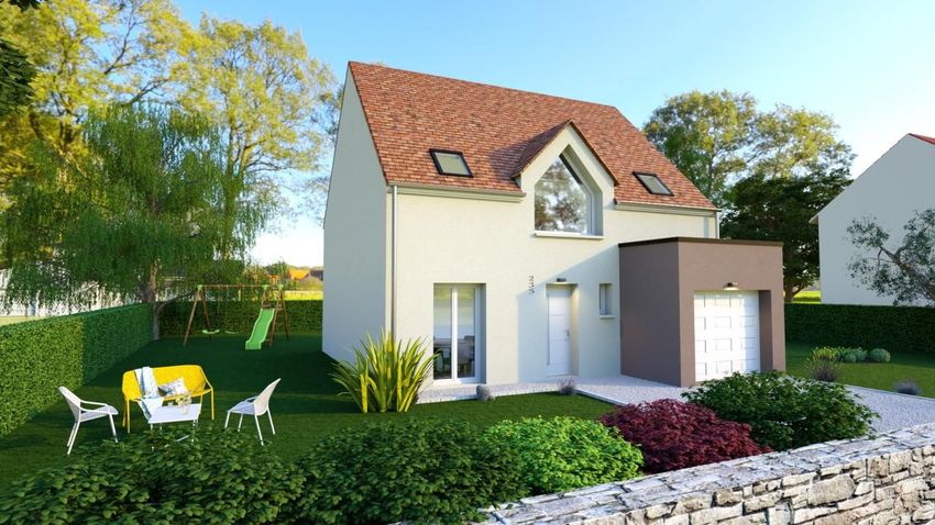 Image Façade à  maison individuelle de Saint-Pierre-du-Perray
