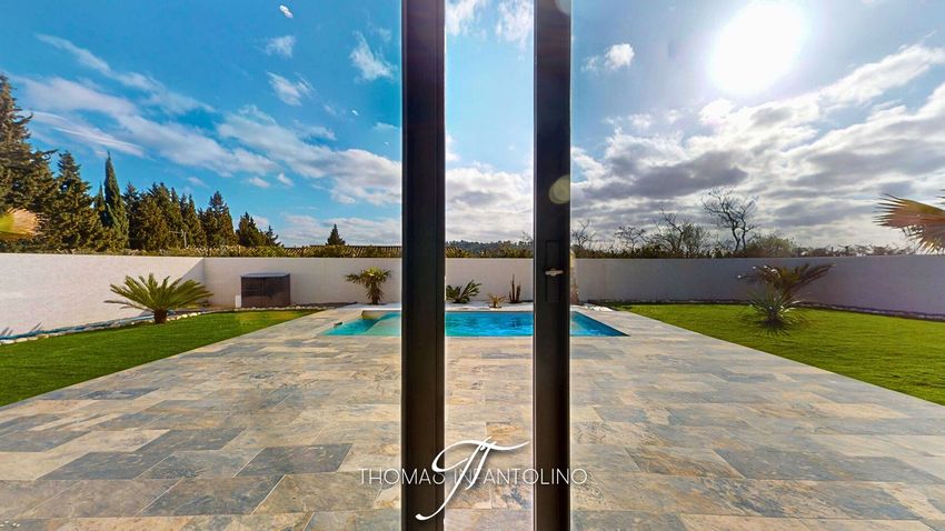 Image Piscine à  maison individuelle de Villegailhenc