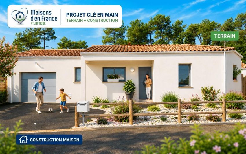 Image Façade à  maison individuelle de Saint-Augustin