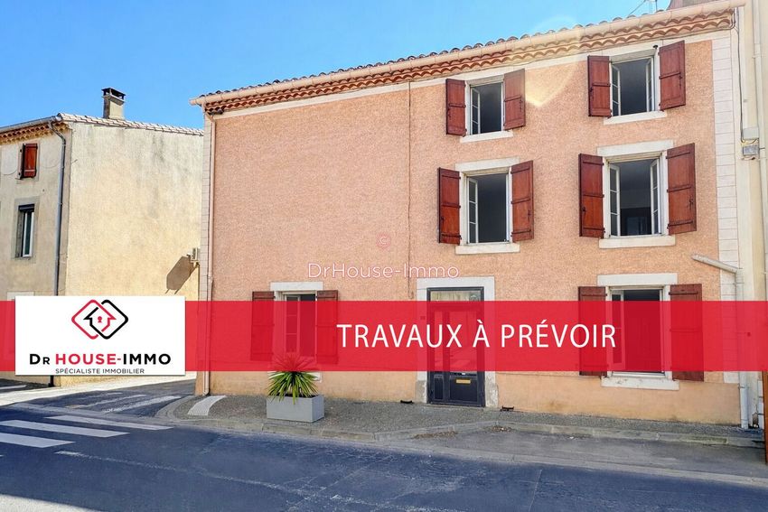 Image Façade à  villa de Peyriac-Minervois