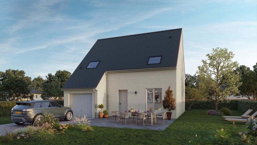 Image Façade à  maison individuelle de Sainte-Reine-de-Bretagne