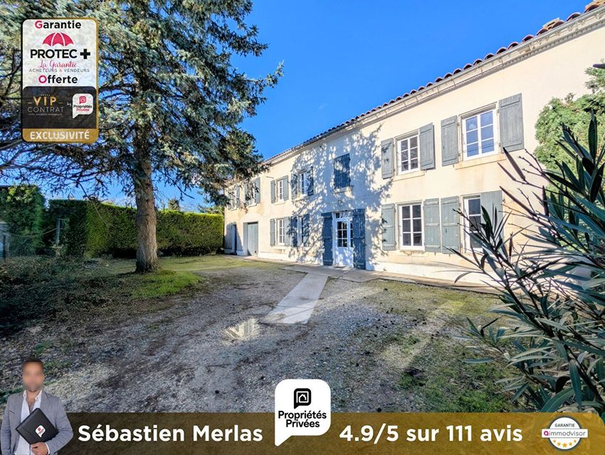 Image Façade à  maison individuelle de Saint-Sever-de-Saintonge