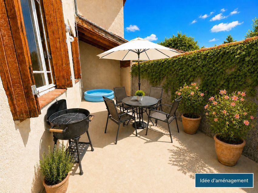 Image Terrasse à  maison individuelle de Masseube