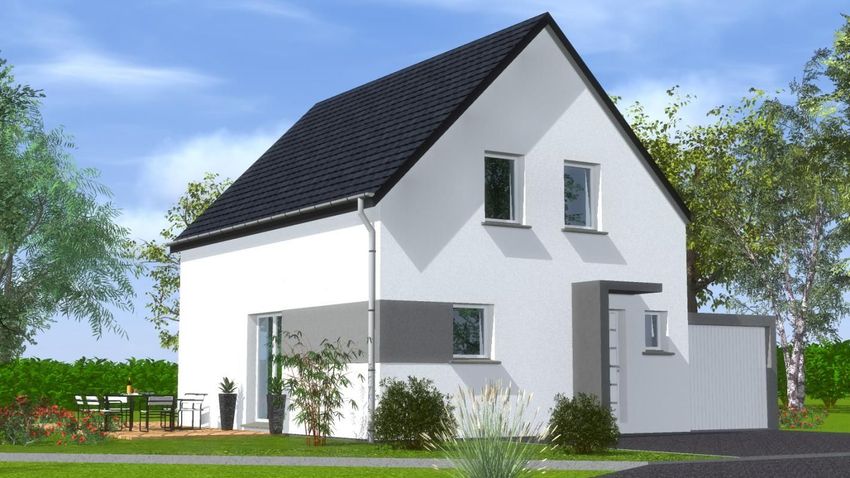 Image Façade à  maison individuelle de Hirsingue
