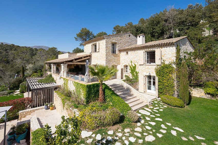 Image Façade à  maison d'architecte de La Colle-sur-Loup
