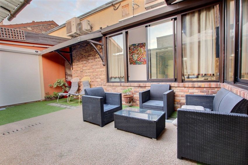 Image Terrasse à  maison individuelle de Pantin