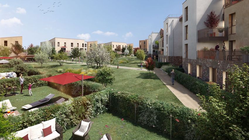 Image Jardin à appartement de Sans numéro Rue d'Allonnes