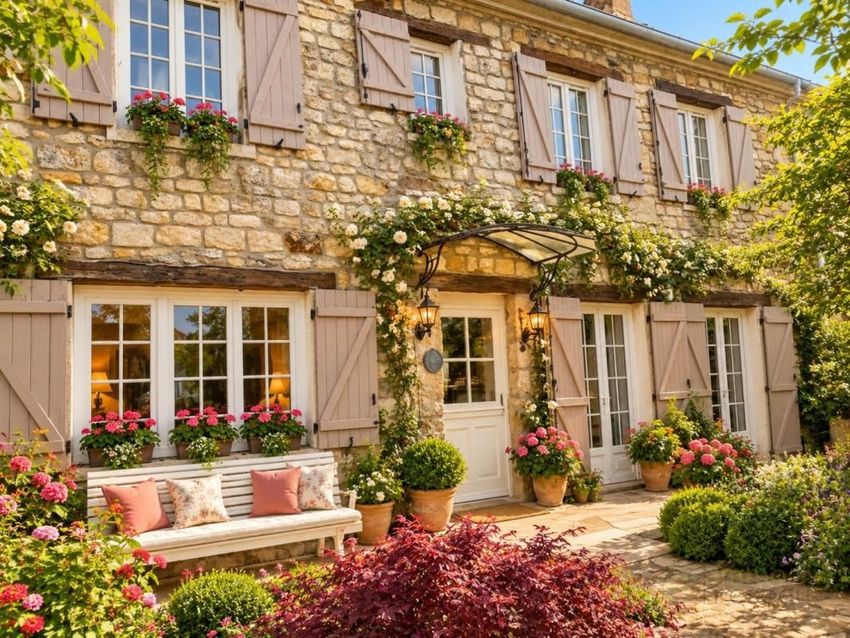 Image Façade à  maison individuelle de Hérouville-en-Vexin