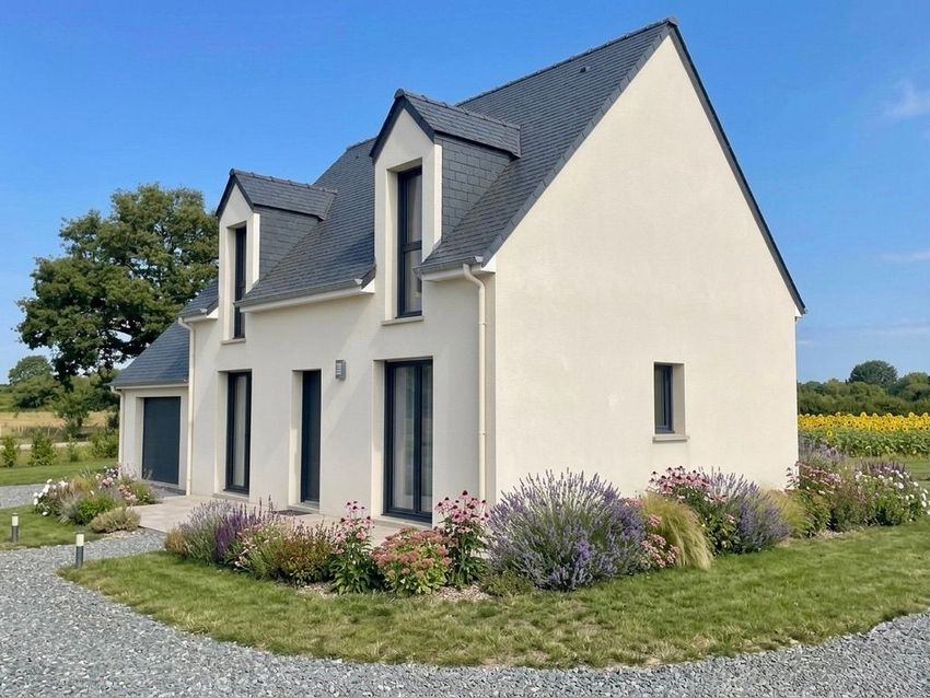 Image Façade à  maison individuelle de Elven