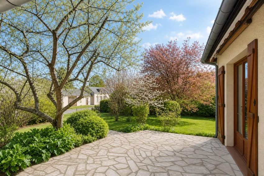Image Jardin à  maison individuelle de Le Poislay
