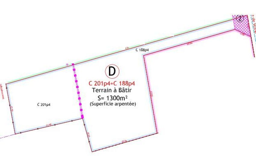 Image Plan à terrain de 13 Rue Principale